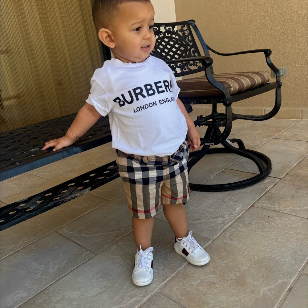 Burberry Kids Tan Shorts